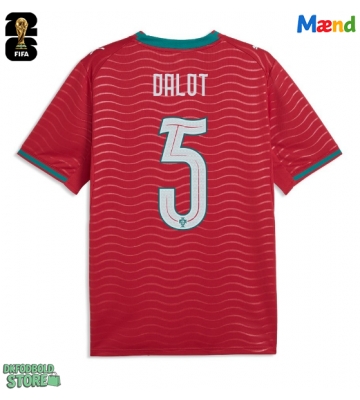 Portugal Diogo Dalot #5 Replika Hjemmebanetrøje VM 2026 Kortærmet